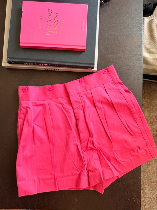 Alexander McQueen Pants - Alexander McQueen Hot Pink Lined Skirt